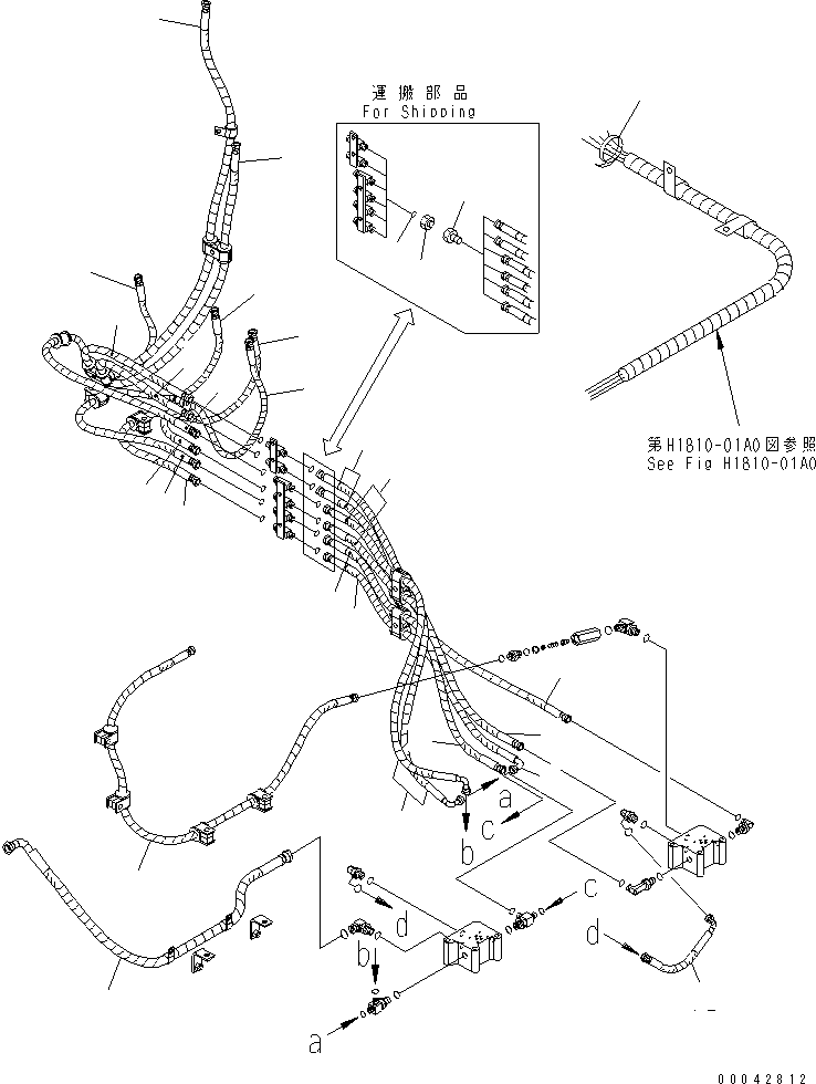 Шланг 02757-003A3 KOMATSU