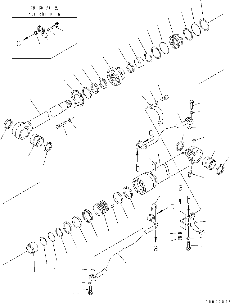 Головка 707-27-16010 KOMATSU