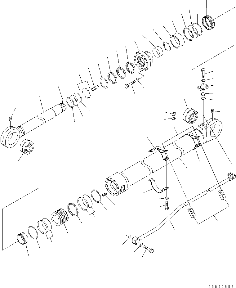 Шток поршня 209-63-64320 KOMATSU