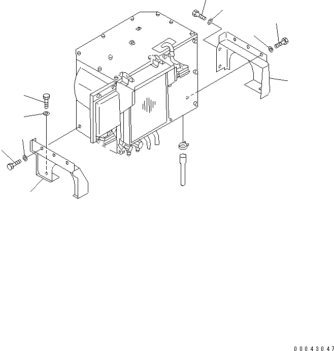 Кронштейн 154-Z11-5260 KOMATSU