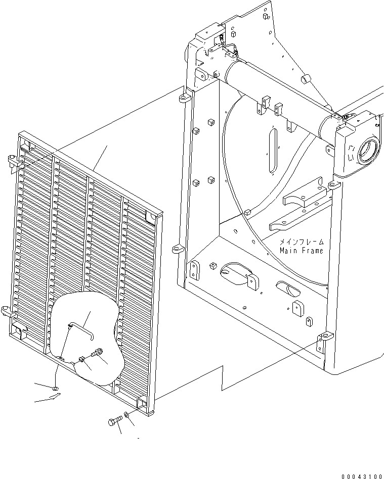 Mask 17A-54-41511 KOMATSU