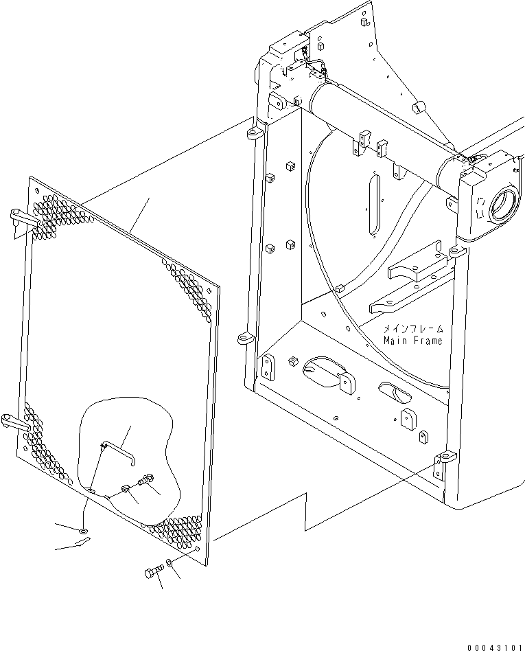 Mask 17A-54-41522 KOMATSU
