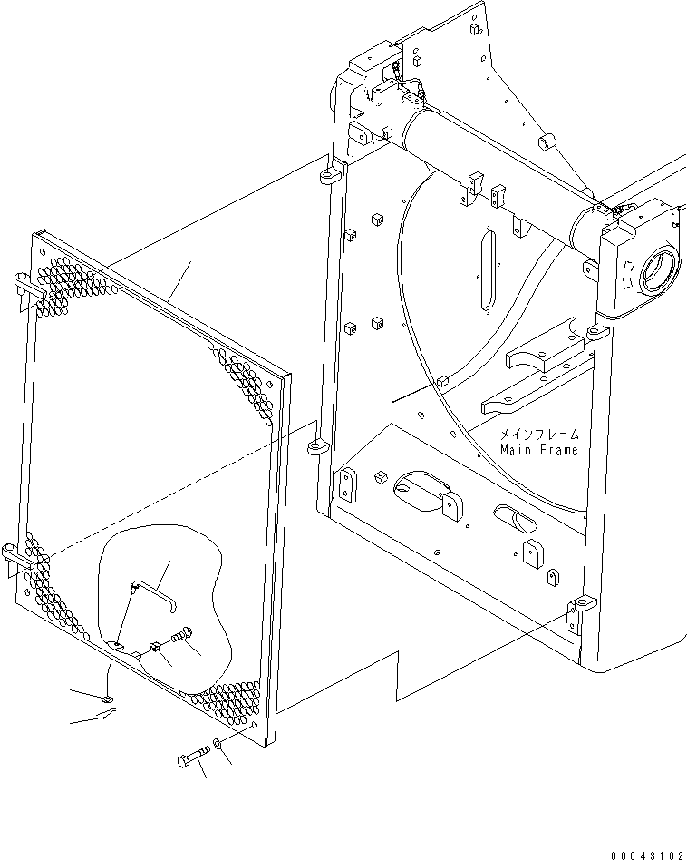 MASK 17A-54-41551 KOMATSU