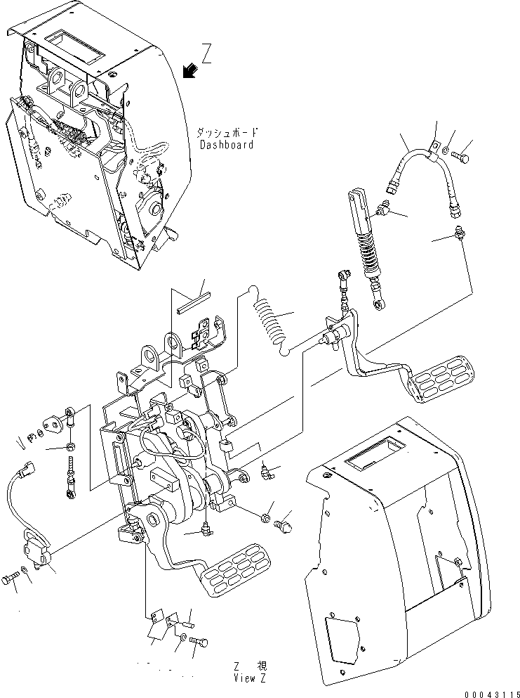 Шланг 17A-43-41250 KOMATSU