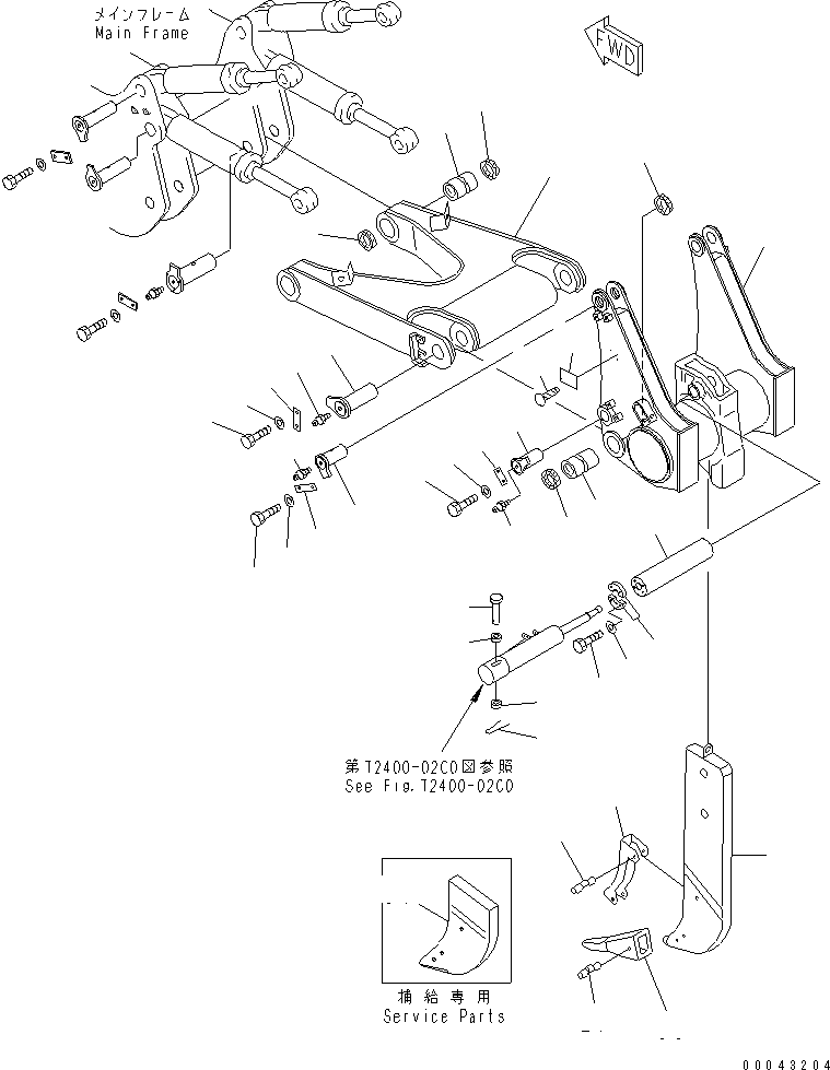 BEAM 17M-79-21110 KOMATSU