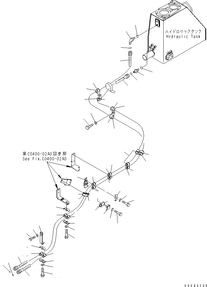 Шланг 17M-03-46271 KOMATSU