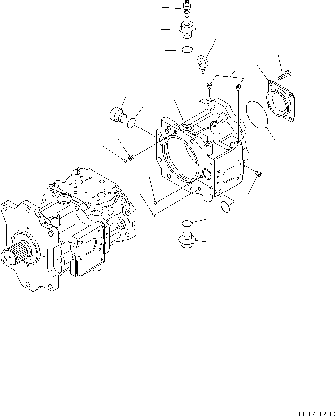 Уплотнительное кольцо круглого сечения 07000-A2140 KOMATSU