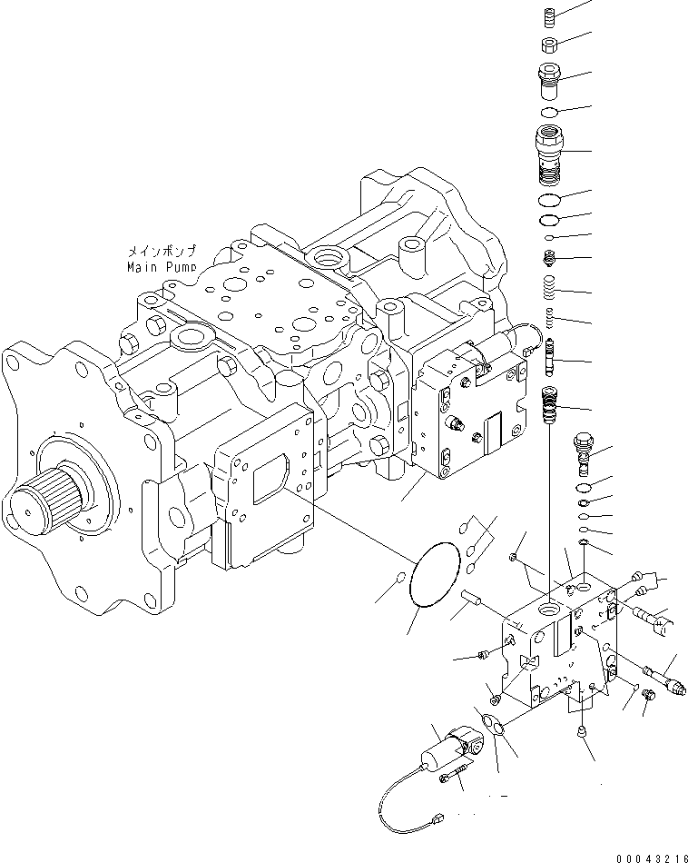 Пробка в сборе 708-2K-03820 KOMATSU