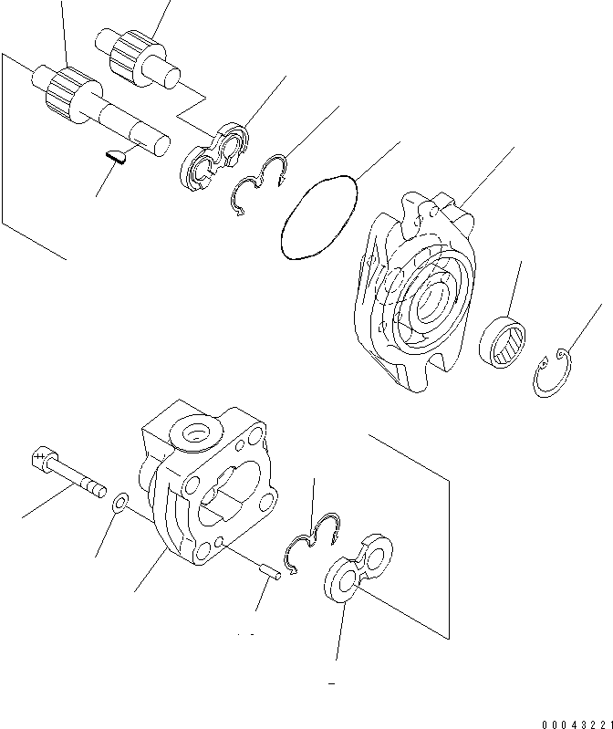 Стопорное кольцо 04065-02212 KOMATSU