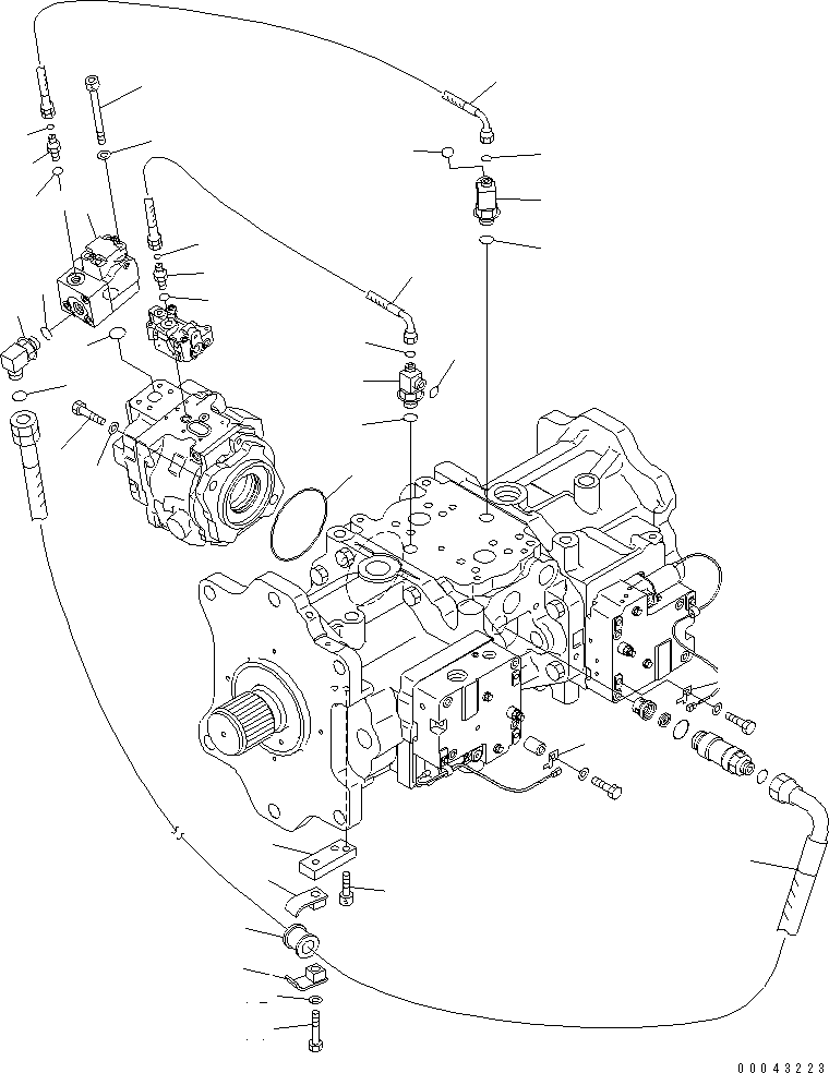 Пилотный клапан 708-2K-03430 KOMATSU