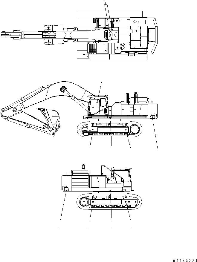 Предупреждающая табличка 209-00-41490 KOMATSU