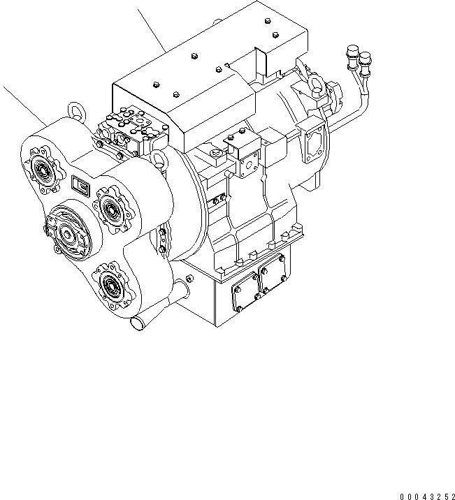 Трансмиссия TORQFLOW в сборе 566-13-80000 KOMATSU