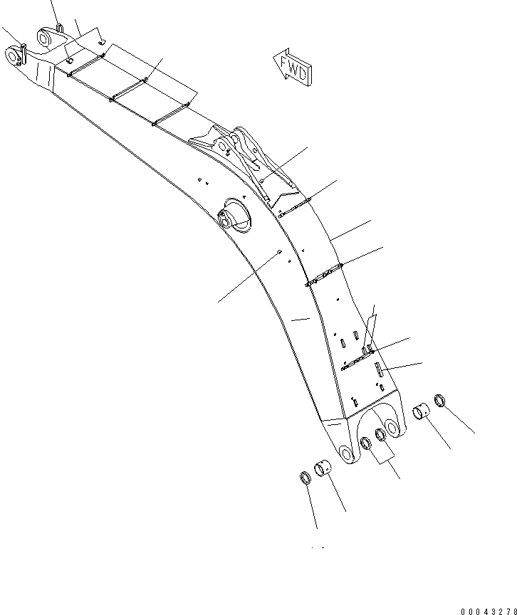 CLAMP (WELDED) 209-70-41230 KOMATSU
