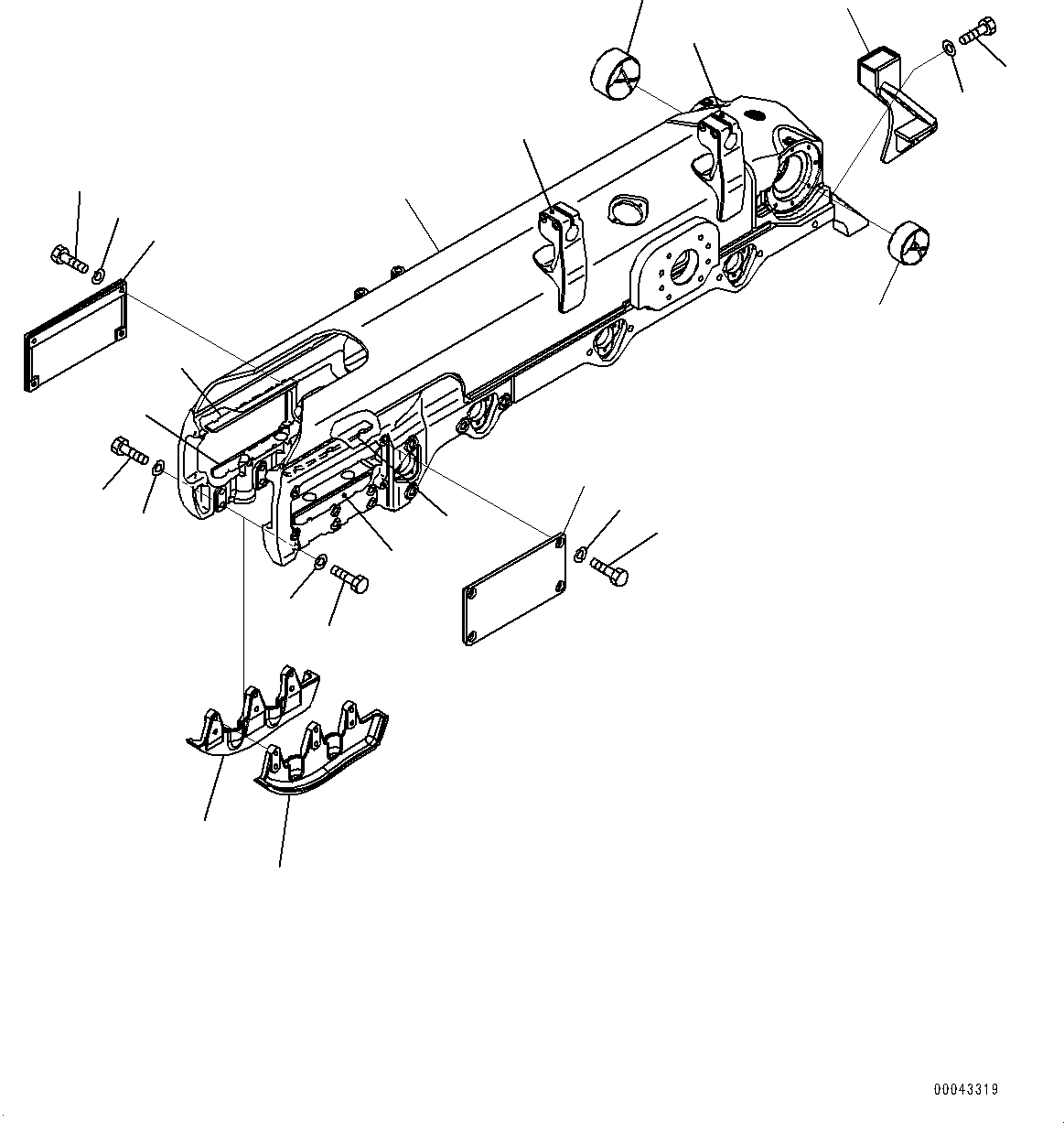 Ограждение 17A-30-47141 KOMATSU