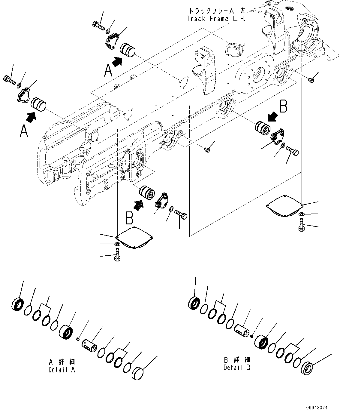 Палец в сборе 17A-30-46202 KOMATSU