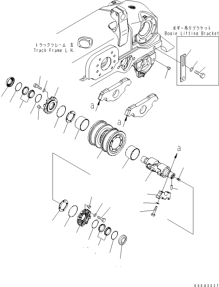 Пластина 17A-30-46180 KOMATSU