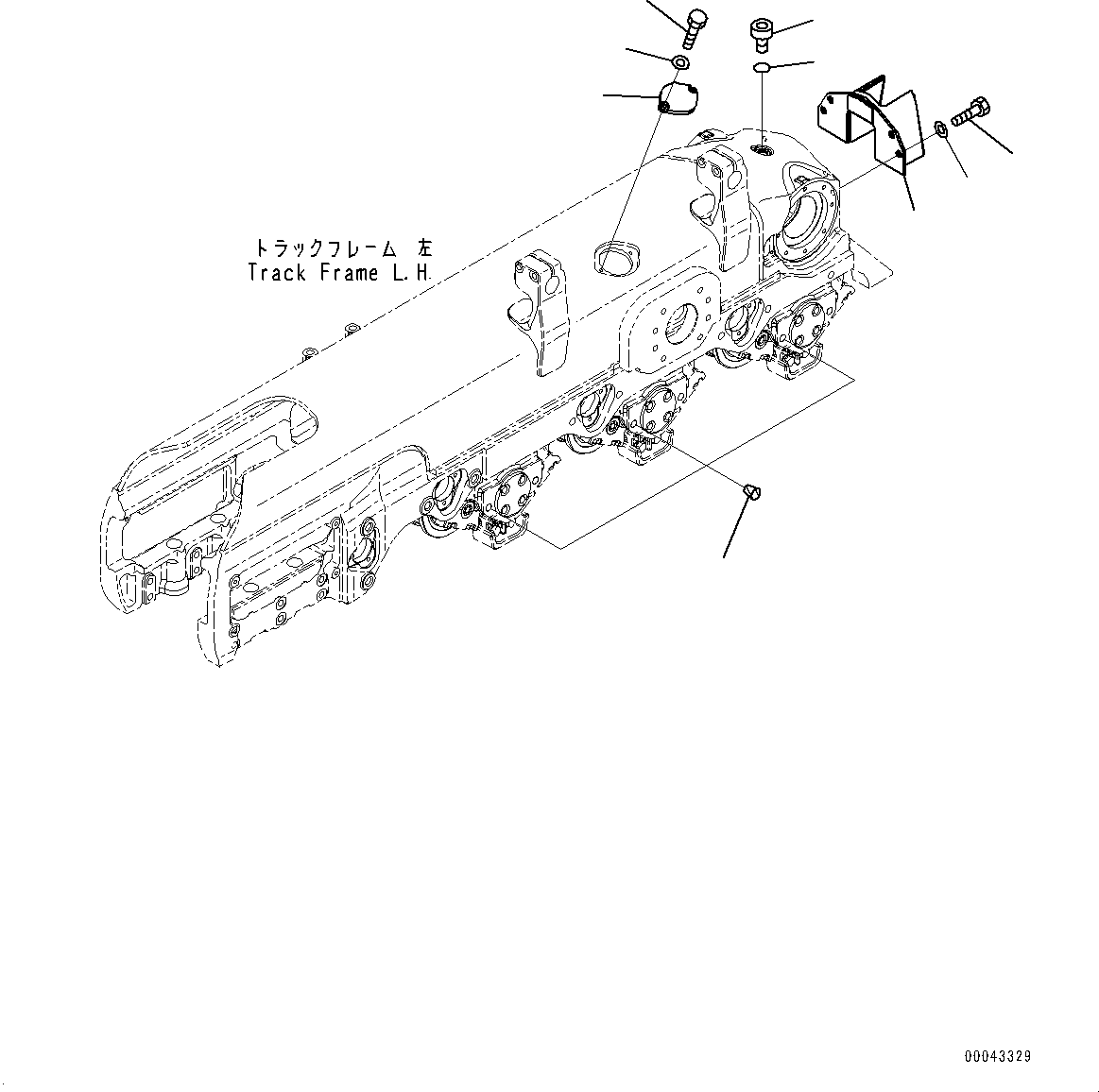 Крышка 17A-30-68951 KOMATSU