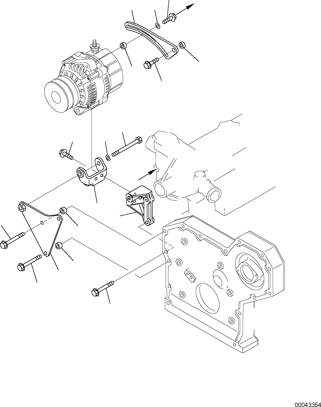 Упорное кольцо 205-54-75870 KOMATSU