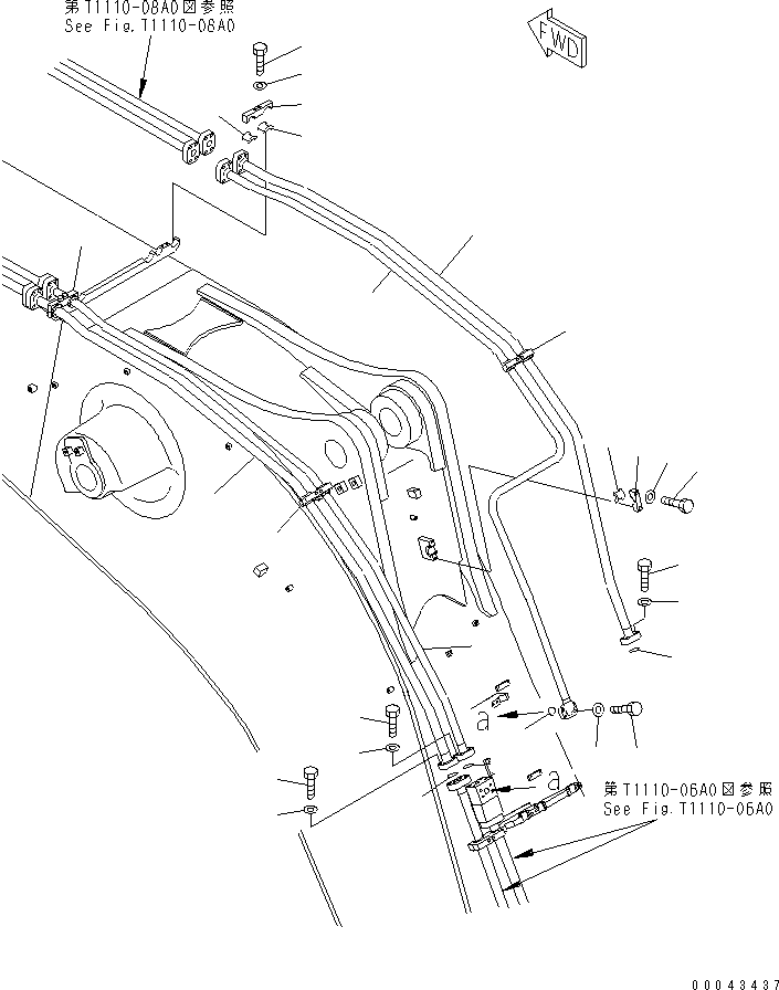 Хомут 21N-62-38470 KOMATSU