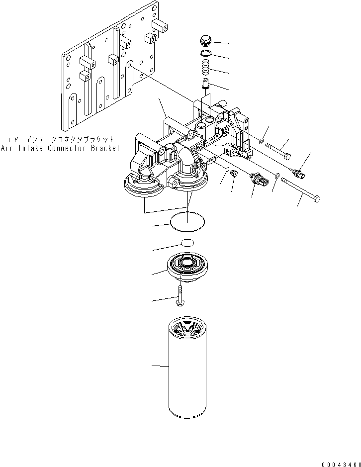 Уплотнительное кольцо круглого сечения 6216-84-9740 KOMATSU