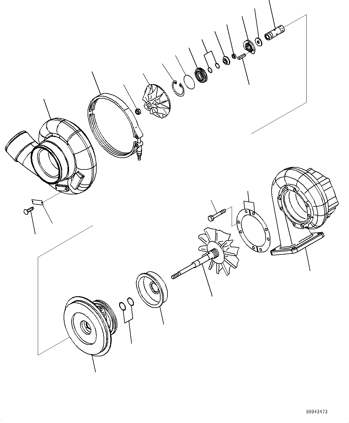 Housing, Blower 6502-52-2010 KOMATSU