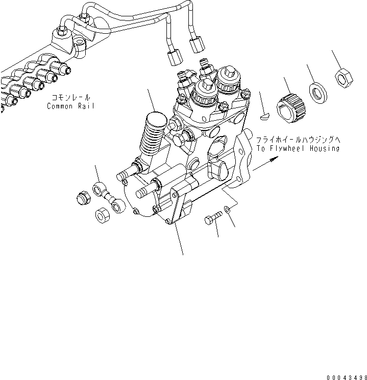Pump Assembly, Fuel Injection 6245-71-1101 KOMATSU