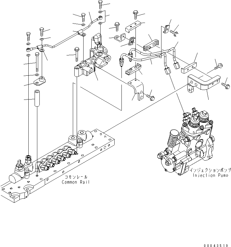 Трубка 6245-71-5181 KOMATSU