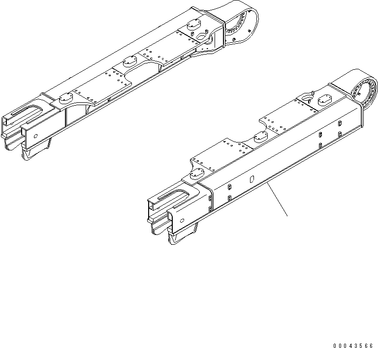 Рама 21M-30-K1180 KOMATSU