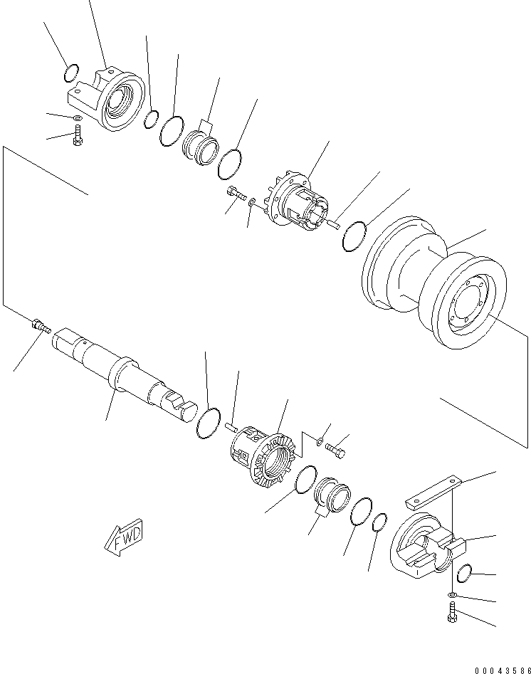 BOLT,SINGLE FLANGE 01010-72275 KOMATSU