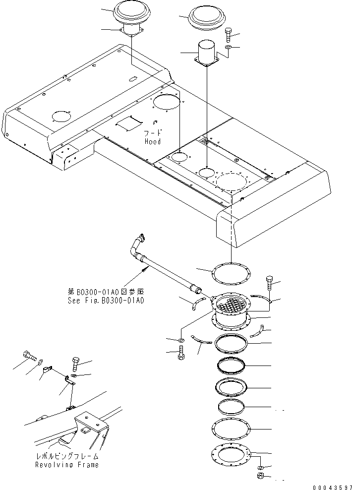 AIR CLEANER 600-183-7552 KOMATSU