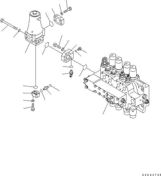 Управляющий клапан (709-14-93500) KOMATSU