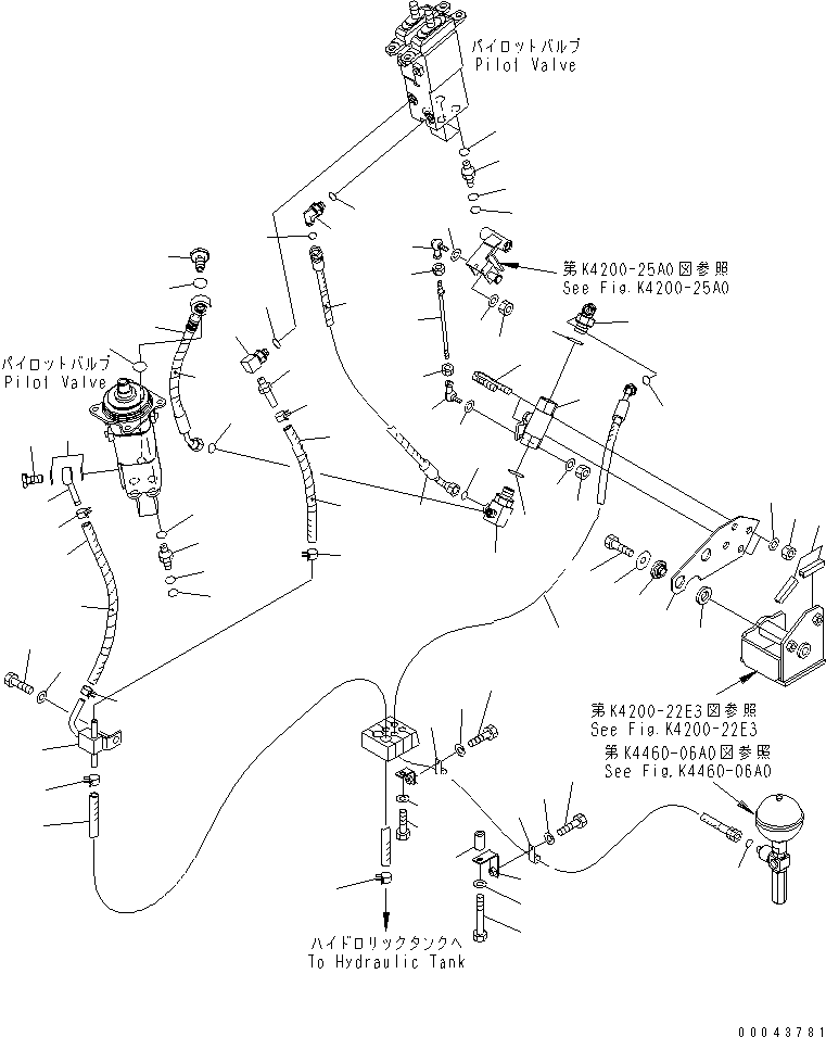 Тройник 421-V91-3350 KOMATSU