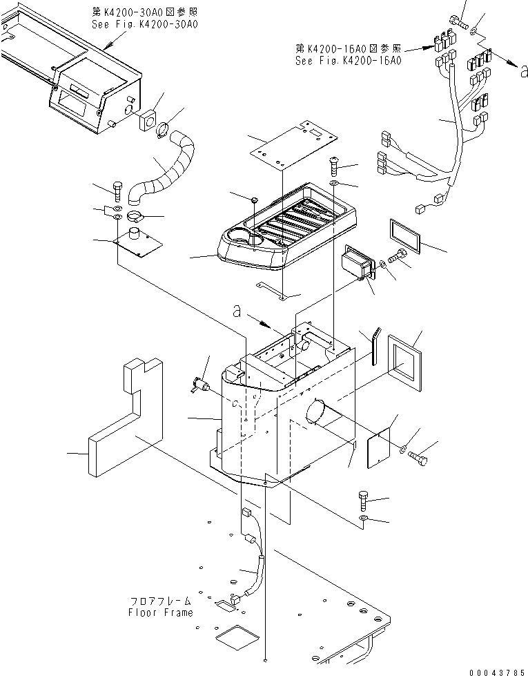TRAY 421-T32-3430 KOMATSU