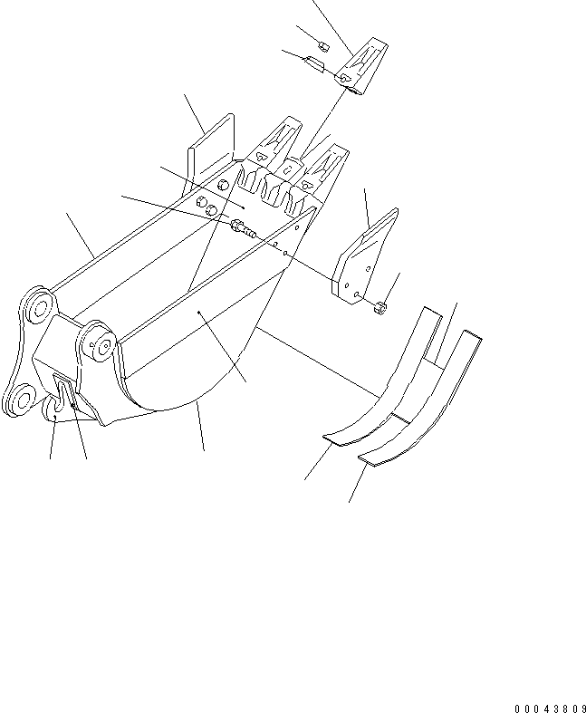 HOOK (WELDED) 201-70-53170 KOMATSU