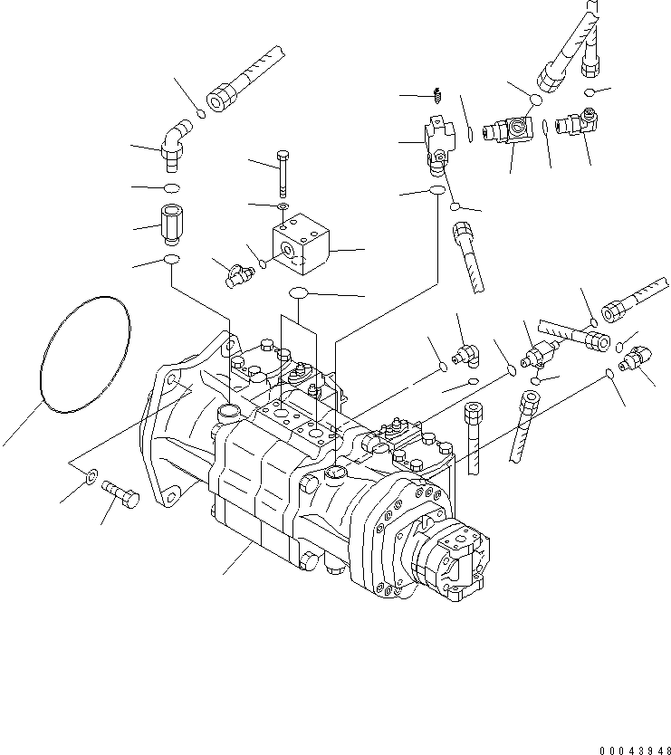 Блок 21N-62-41840 KOMATSU