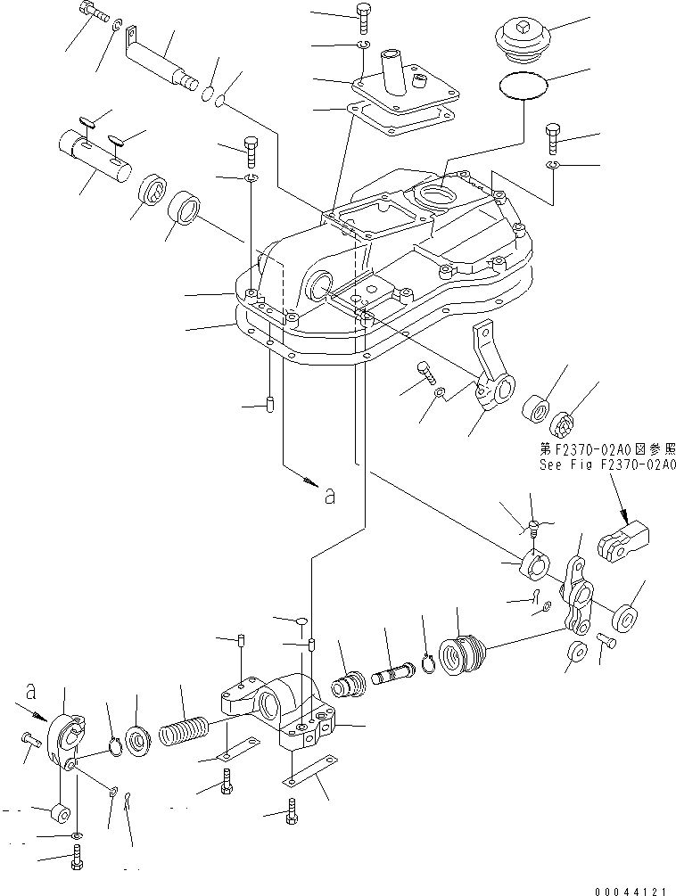 BODY,R.H. 154-33-31140 KOMATSU