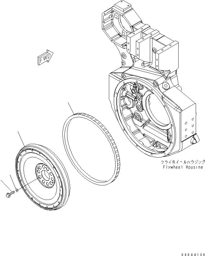 FLYWHEEL ASS'Y 6245-31-1600 KOMATSU
