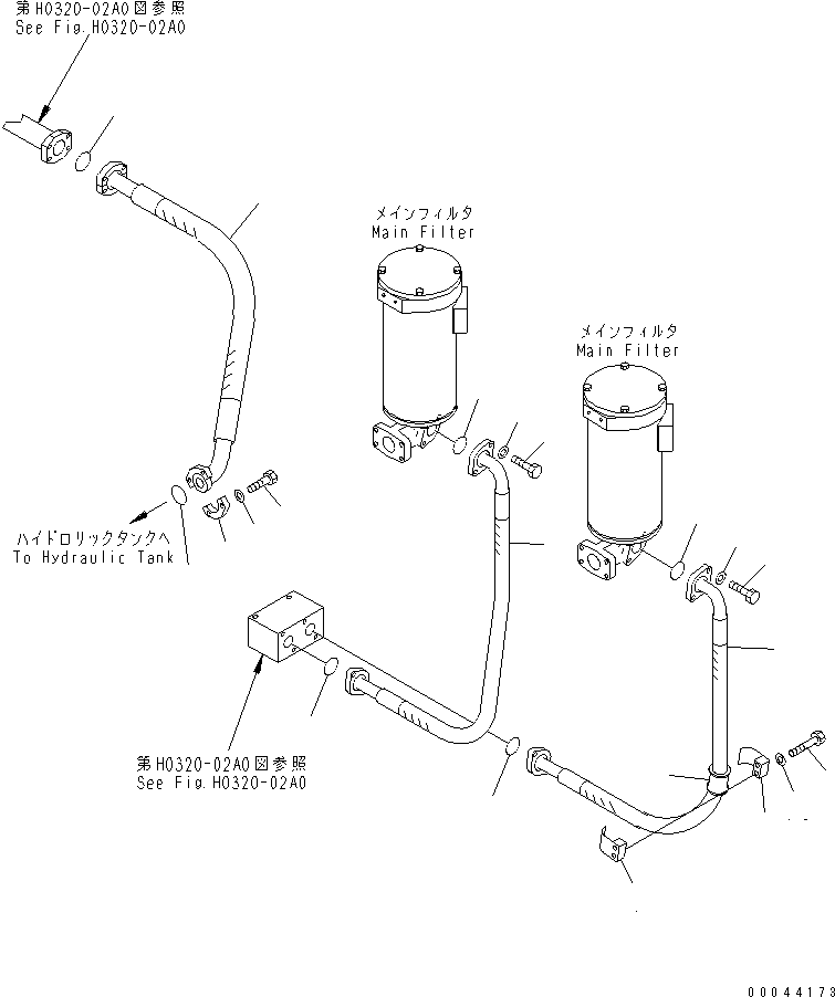 HOSE, 1200MM 21N-62-31741 KOMATSU
