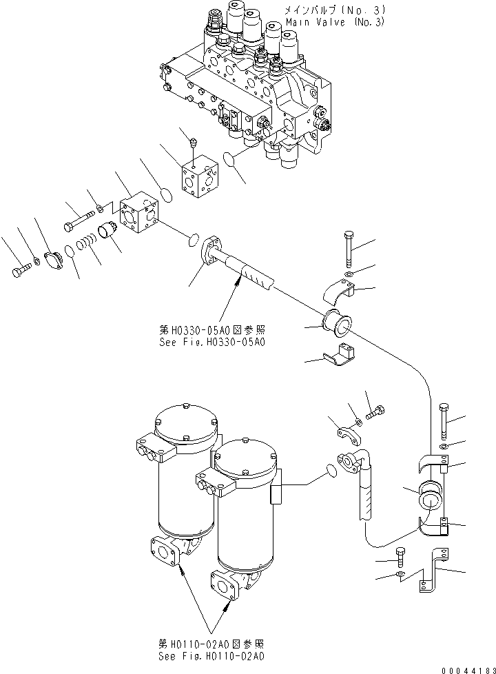 CHECK VALVE ASS'Y 21N-60-12401 KOMATSU