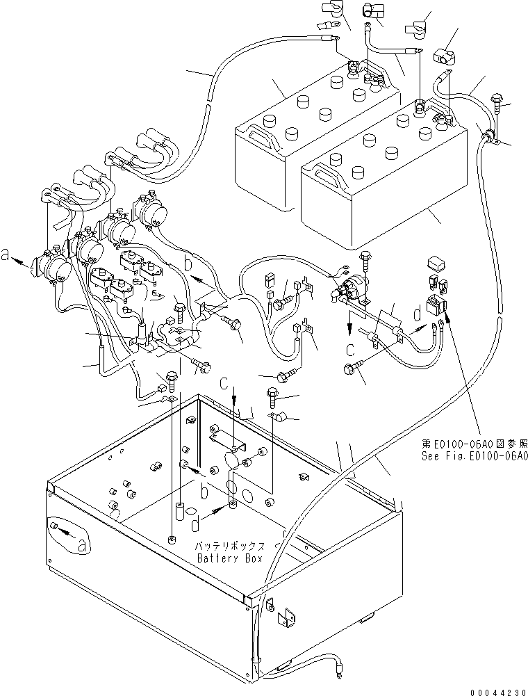 Провод массы 08028-65035 KOMATSU