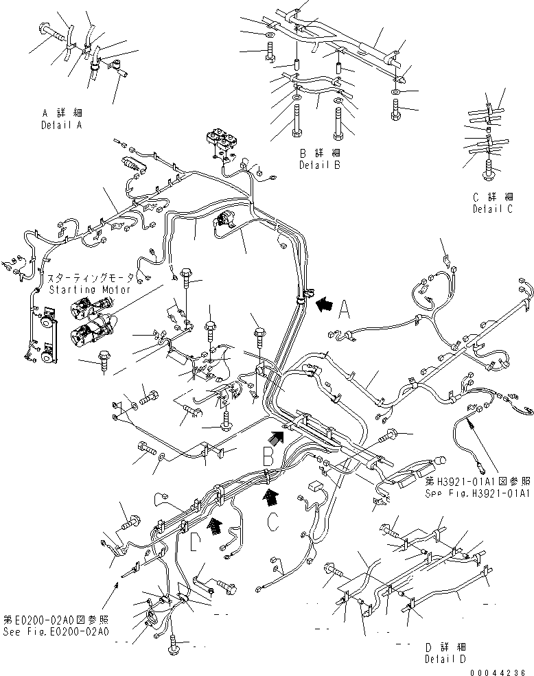 Жгут проводов 569-06-88922 KOMATSU