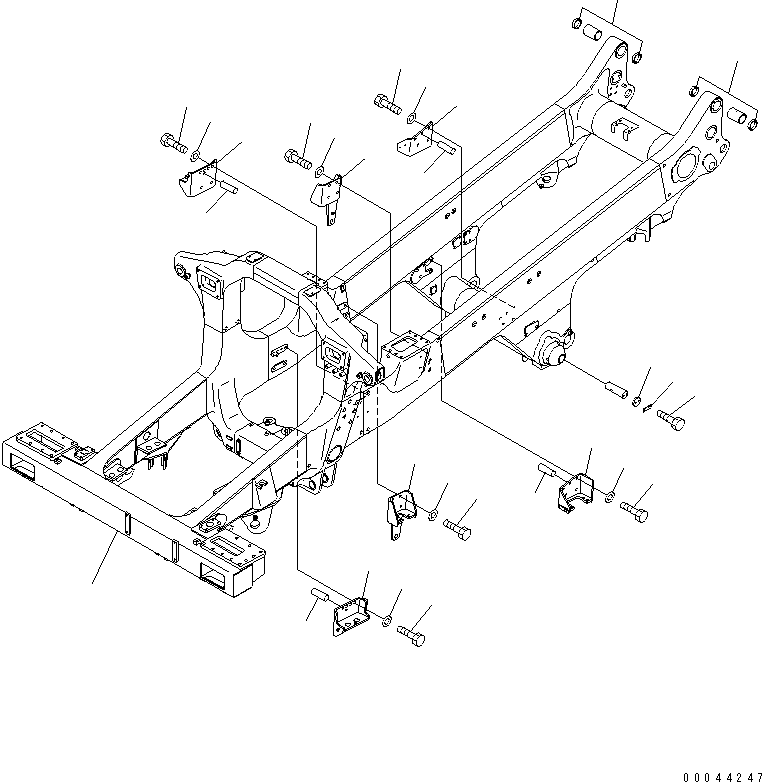 FRAME SUB ASS'Y 569-46-88800 KOMATSU