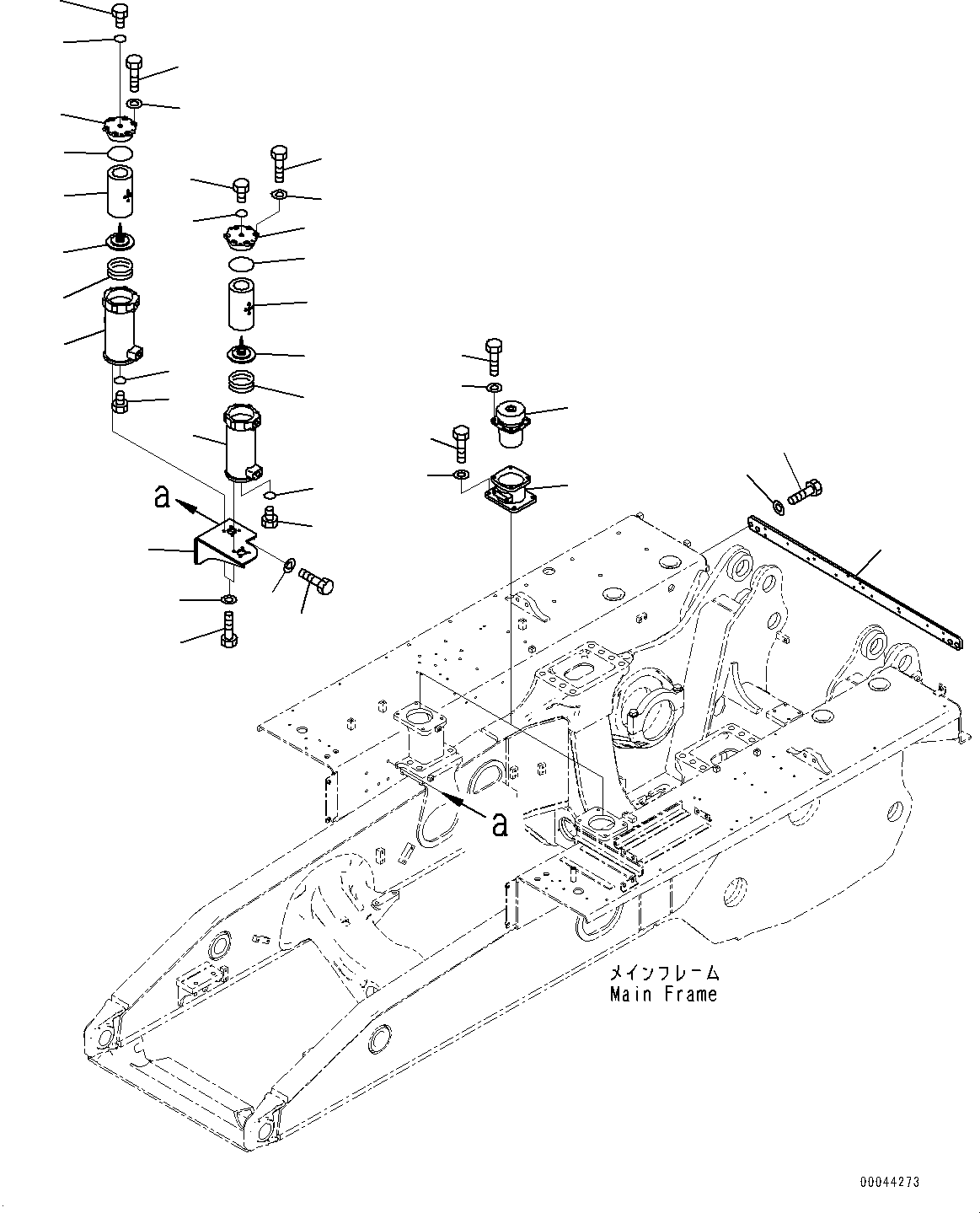Корпус 17A-49-41822 KOMATSU