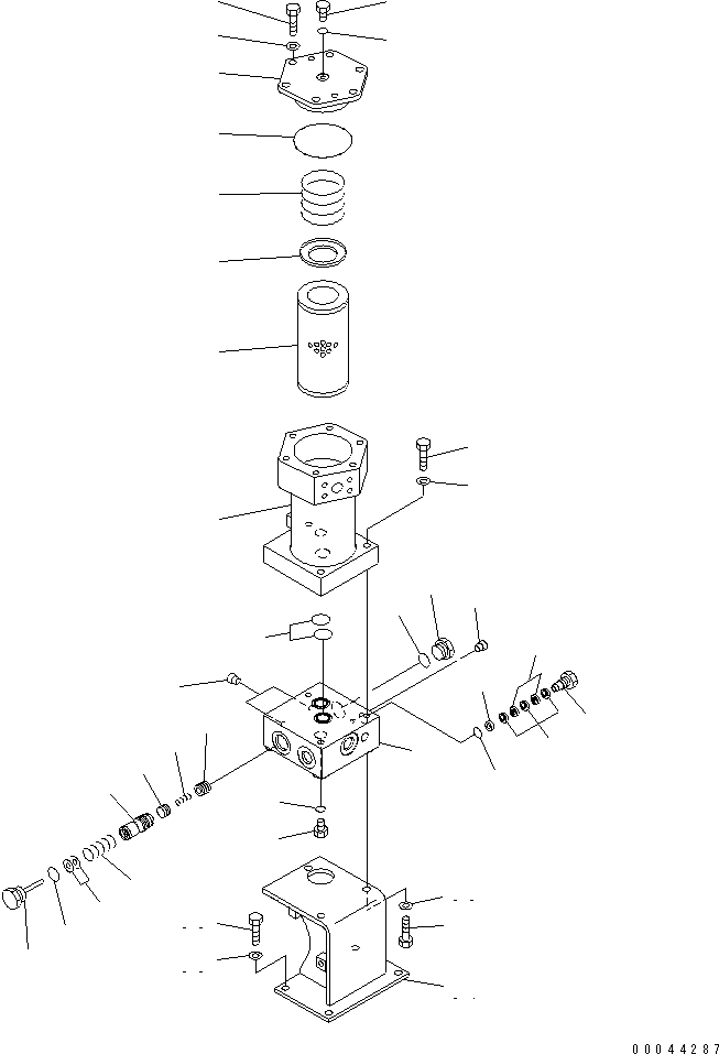 Фильтр в сборе 17M-49-43401 KOMATSU