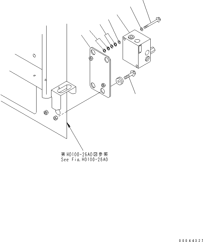 ACCUMULATOR ASS'Y (569-43-80100) KOMATSU