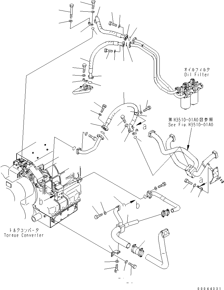 Шланг 07119-01210 KOMATSU