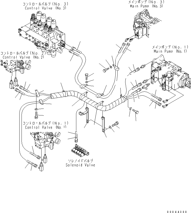 Шланг 02753-00324 KOMATSU