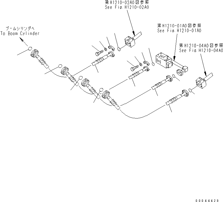 Шланг 07099-01416 KOMATSU
