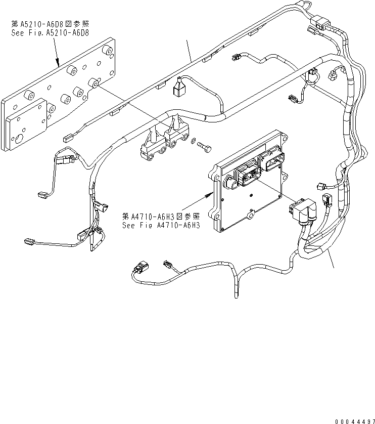 Жгут проводов 6245-81-5340 KOMATSU