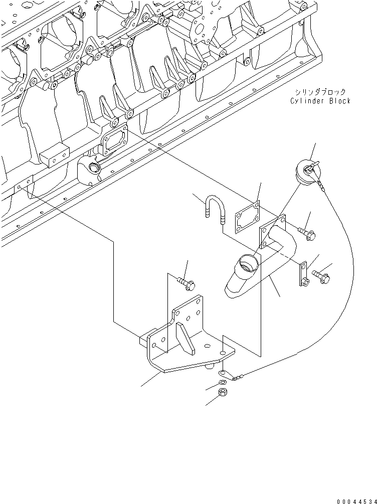 FILLER,OIL 6245-21-7640 KOMATSU